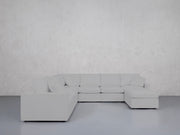 7-Seat Modular Chaise Corner Sectional (Thin Arms) - 7th Avenue
