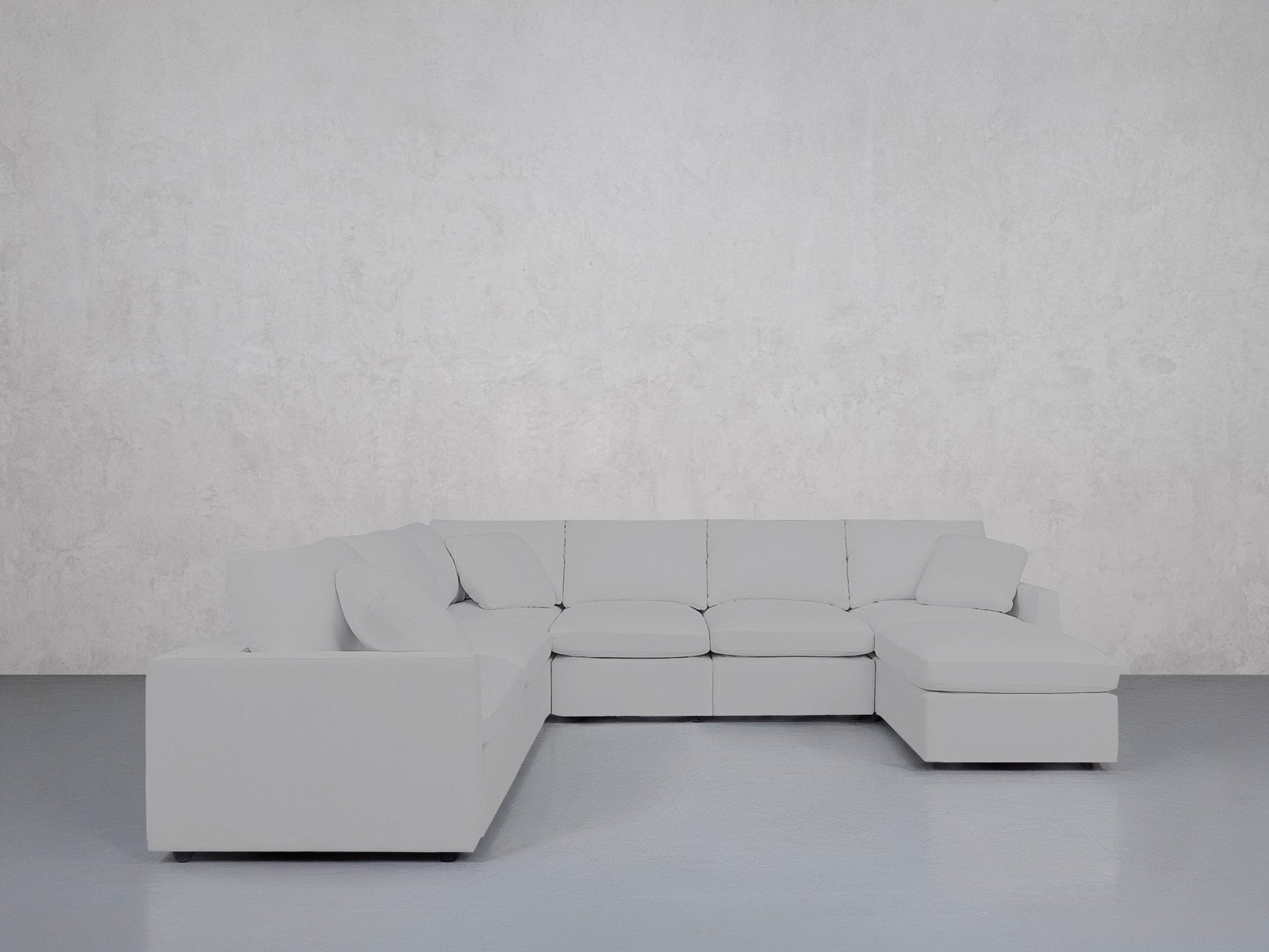 7-Seat Modular Chaise Corner Sectional (Thin Arms) - 7th Avenue