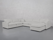 7-Seat Modular Chaise Corner Sectional (Thin Arms) - 7th Avenue