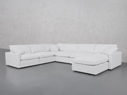 7-Seat Modular Chaise Corner Sectional (Thin Arms) - 7th Avenue