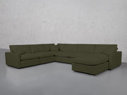 7-Seat Modular Chaise Corner Sectional (Thin Arms) - 7th Avenue