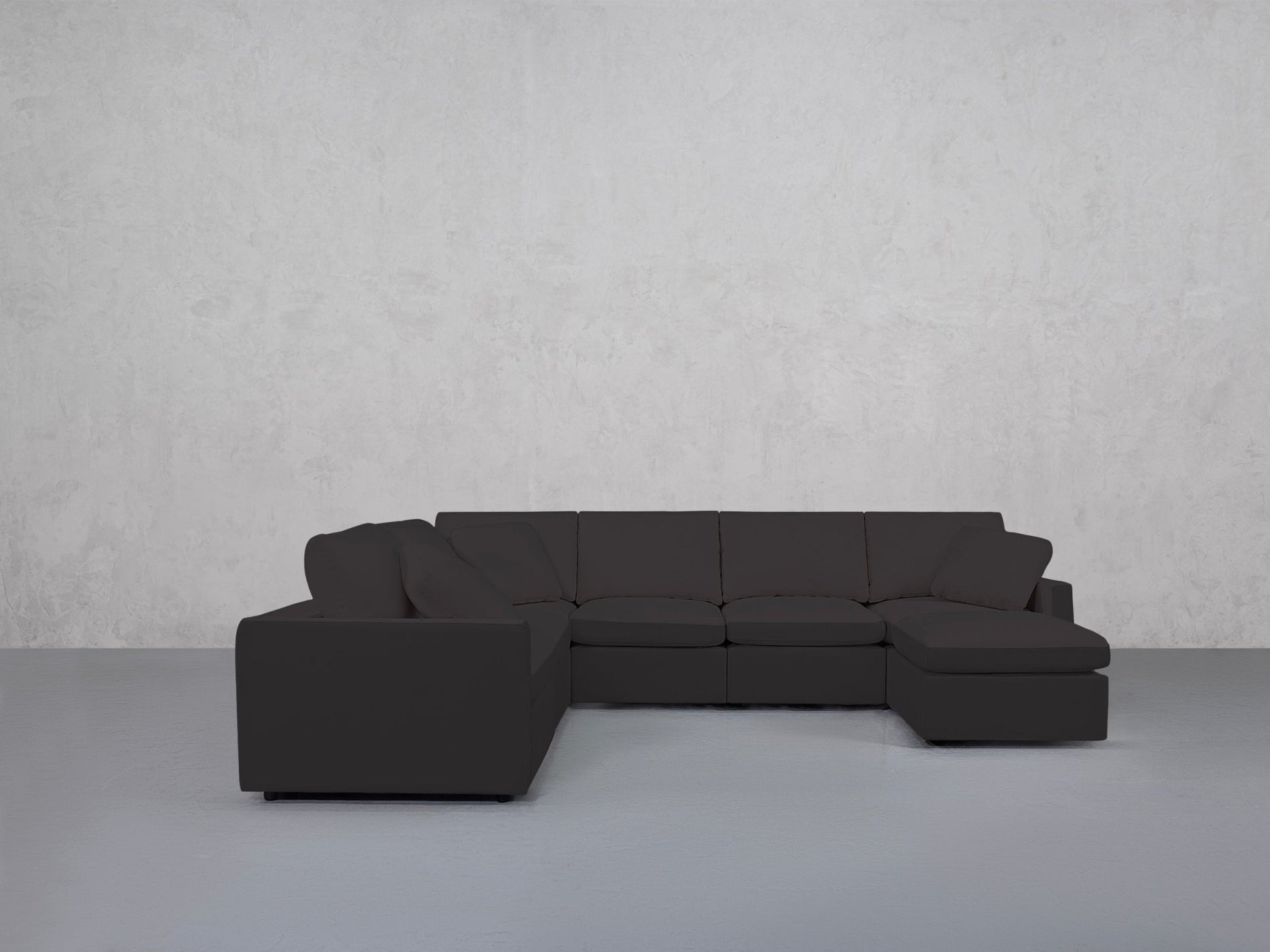 7-Seat Modular Chaise Corner Sectional (Thin Arms) - 7th Avenue
