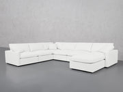 7-Seat Modular Chaise Corner Sectional (Thin Arms) - 7th Avenue