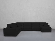7-Seat Modular Chaise Corner Sectional (Thin Arms) - 7th Avenue
