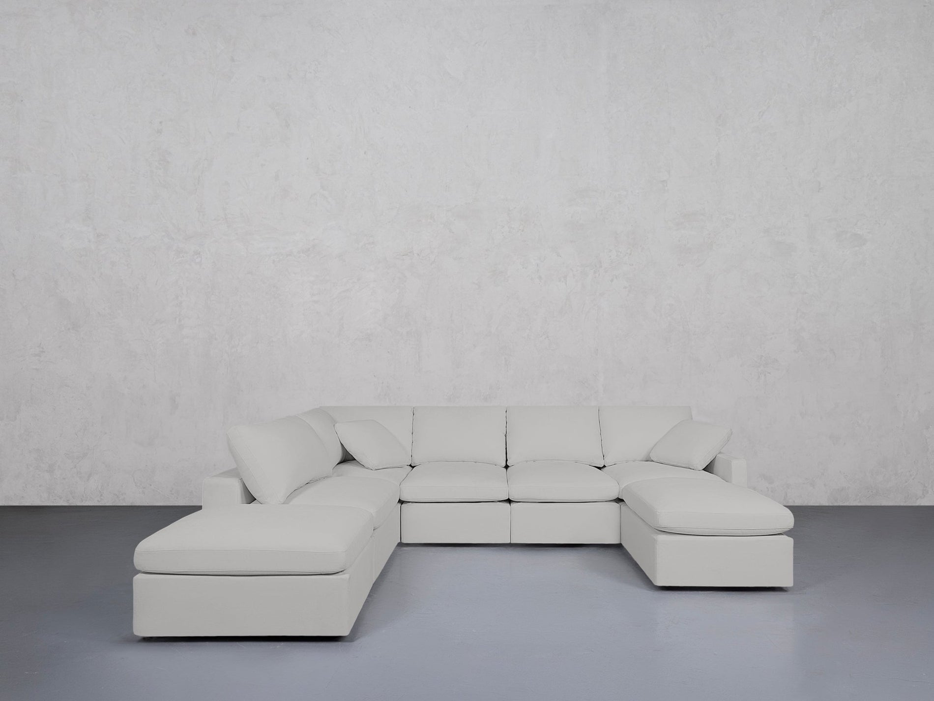 7-Seat Modular Chaise Corner Sectional (Thin Arms) - 7th Avenue