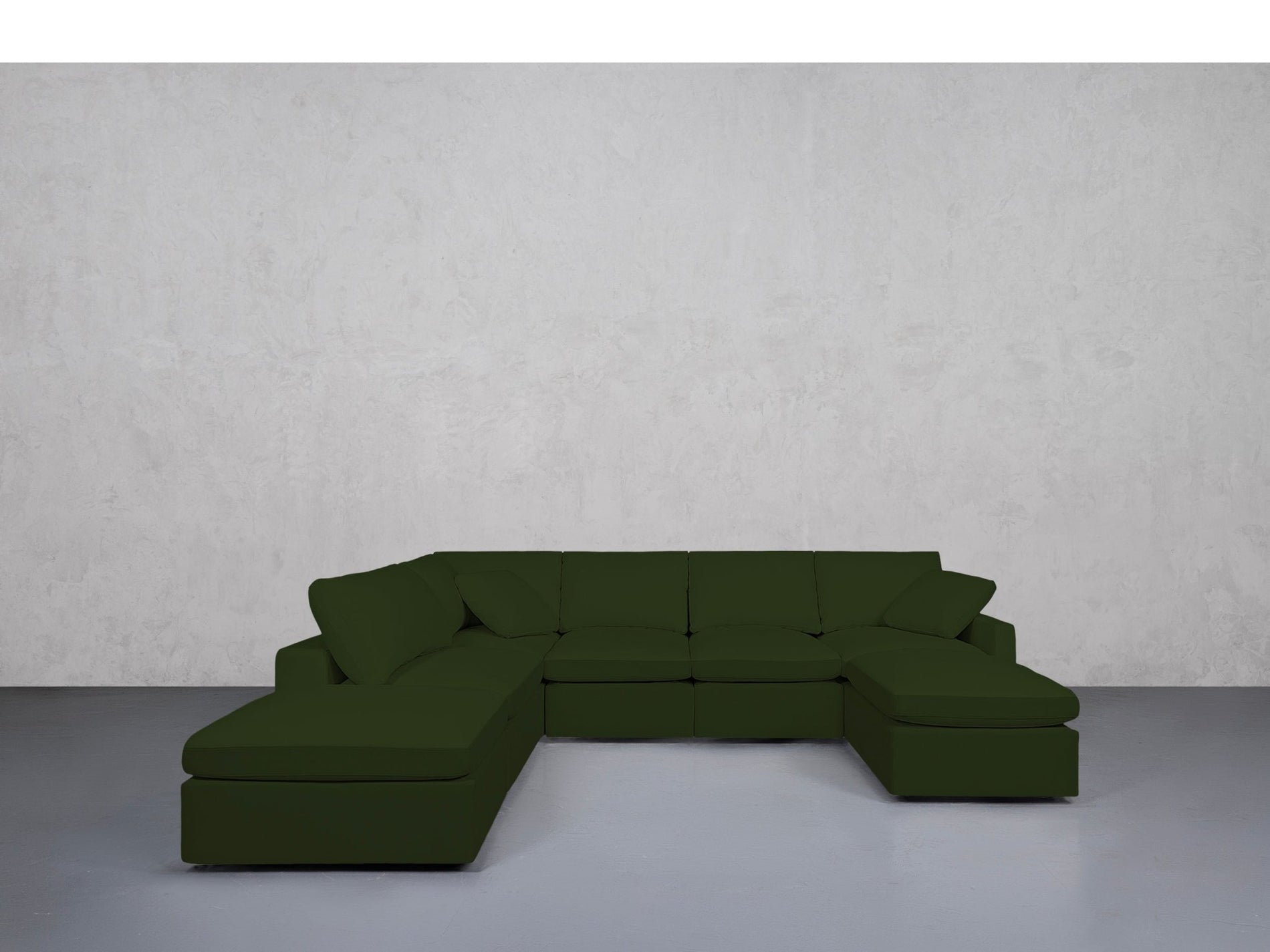7-Seat Modular Chaise Corner Sectional (Thin Arms) - 7th Avenue