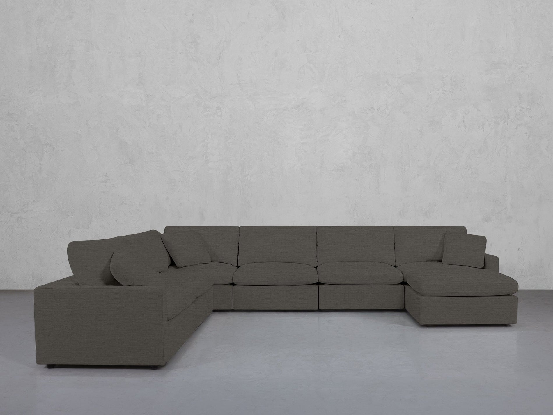 7-Seat Modular Chaise Corner Sectional (Thin Arms) - 7th Avenue