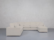 7-Seat Modular Chaise Corner Sectional (Thin Arms) - 7th Avenue