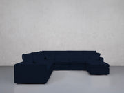 7-Seat Modular Chaise Corner Sectional (Thin Arms) - 7th Avenue