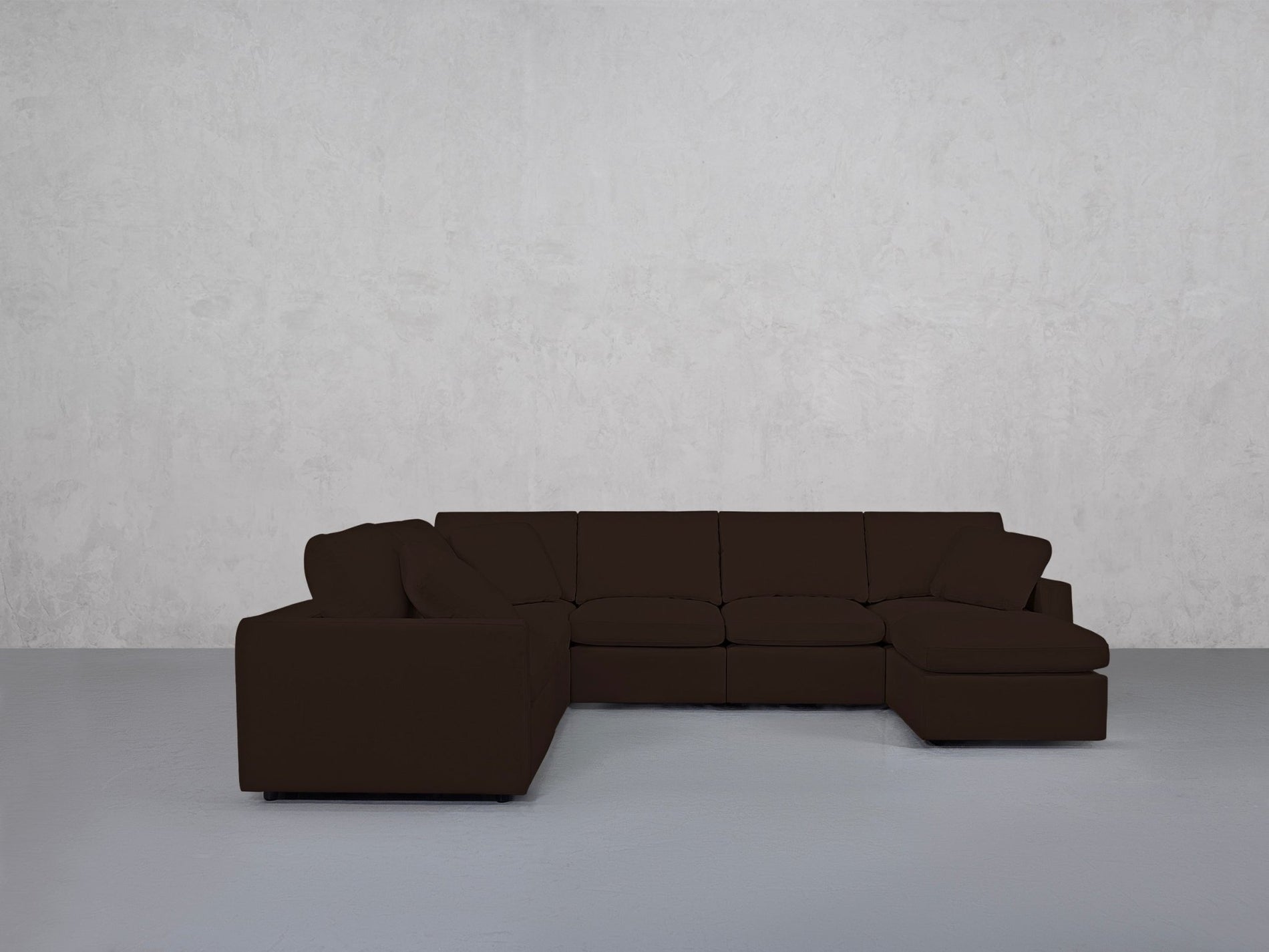 7-Seat Modular Chaise Corner Sectional (Thin Arms) - 7th Avenue