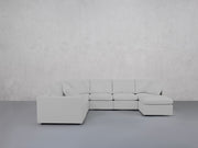 7-Seat Modular Chaise Corner Sectional (Thin Arms) - 7th Avenue