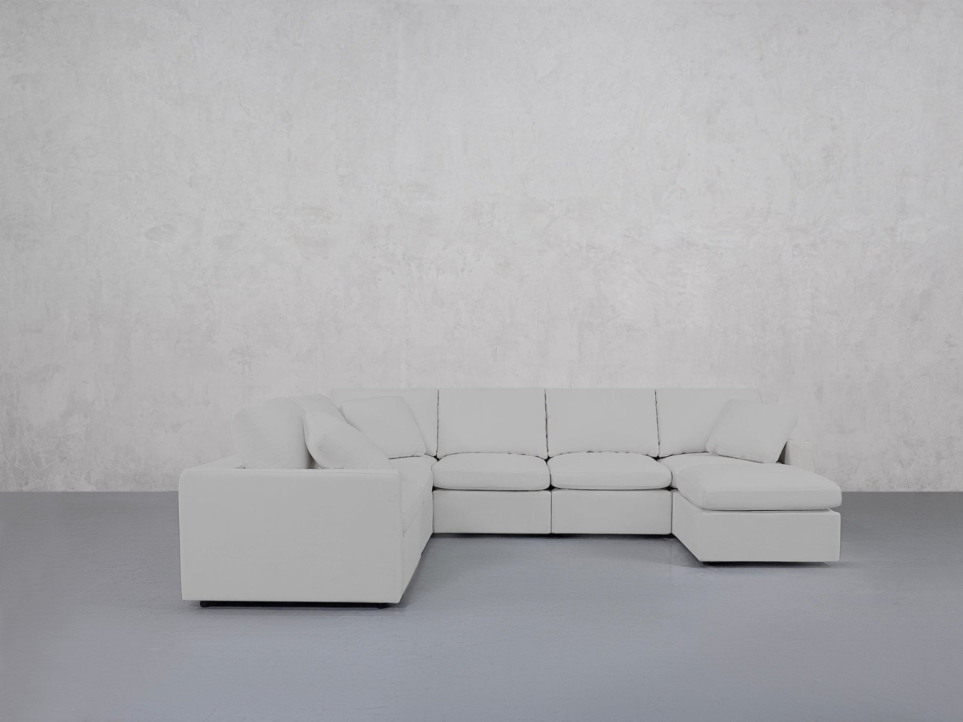 7-Seat Modular Chaise Corner Sectional (Thin Arms) - 7th Avenue