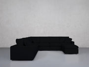 7-Seat Modular Chaise Corner Sectional (Thin Arms) - 7th Avenue