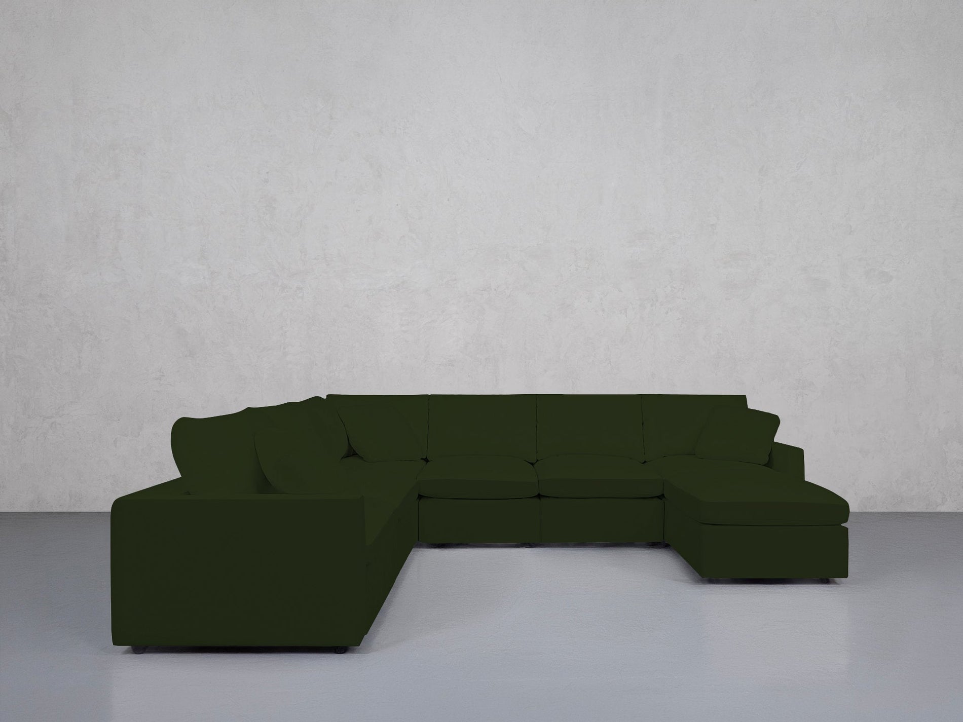 7-Seat Modular Chaise Corner Sectional (Thin Arms) - 7th Avenue