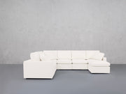 7-Seat Modular Chaise Corner Sectional (Thin Arms) - 7th Avenue