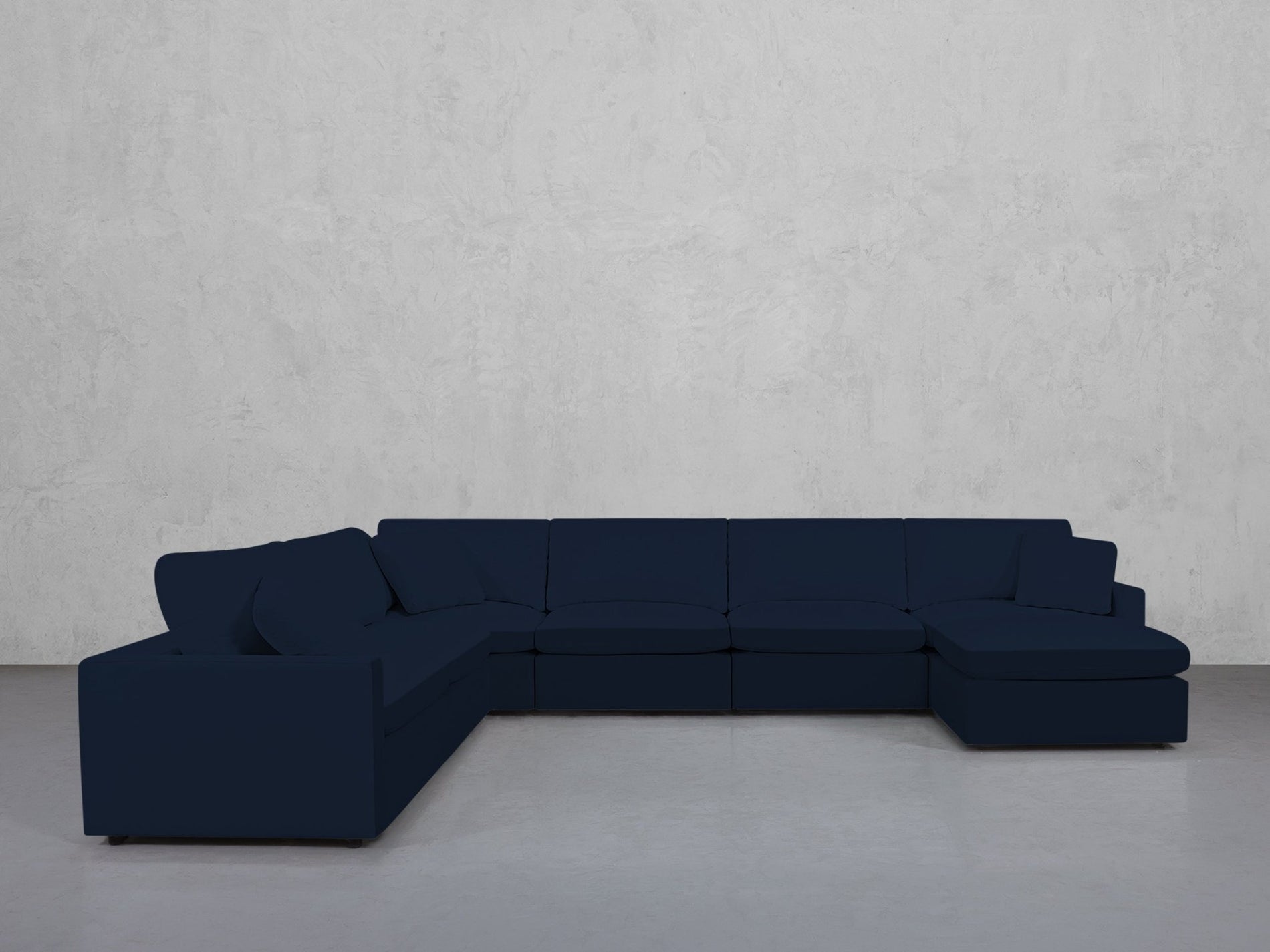 7-Seat Modular Chaise Corner Sectional (Thin Arms) - 7th Avenue