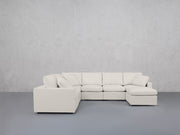 7-Seat Modular Chaise Corner Sectional (Thin Arms) - 7th Avenue