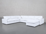 7-Seat Modular Chaise Corner Sectional (Thin Arms) - 7th Avenue