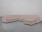 7-Seat Modular Chaise Corner Sectional (Thin Arms) - 7th Avenue