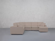 7-Seat Modular Chaise Corner Sectional (Thin Arms) - 7th Avenue