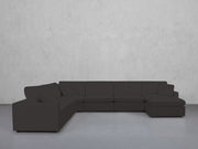 7-Seat Modular Chaise Corner Sectional (Thin Arms) - 7th Avenue
