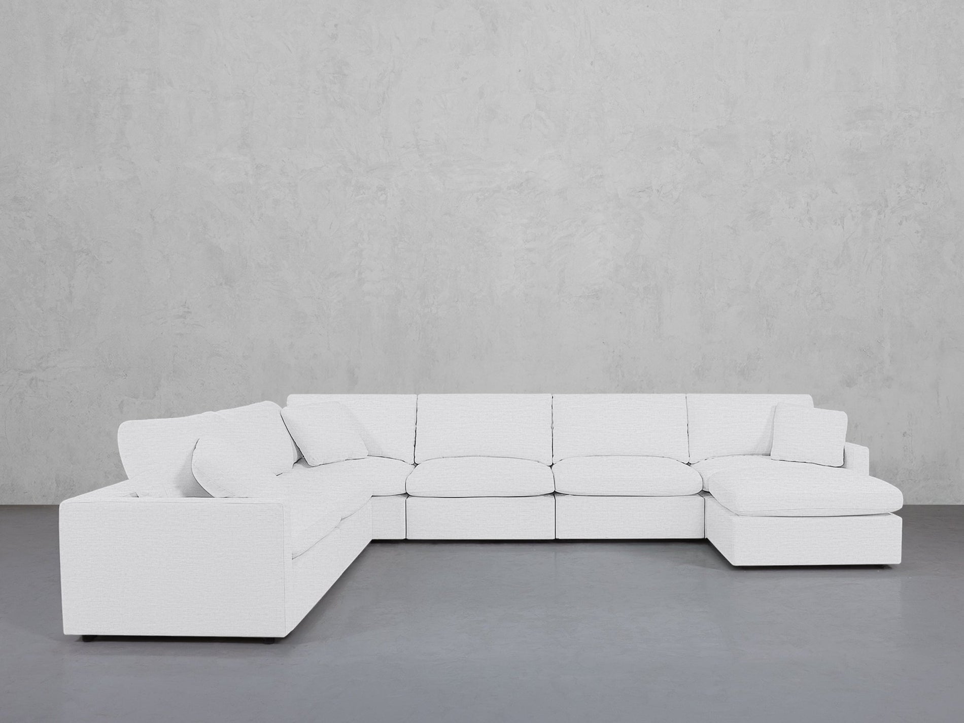 7-Seat Modular Chaise Corner Sectional (Thin Arms) - 7th Avenue