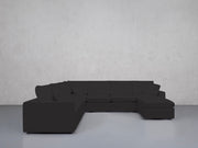 7-Seat Modular Chaise Corner Sectional (Thin Arms) - 7th Avenue