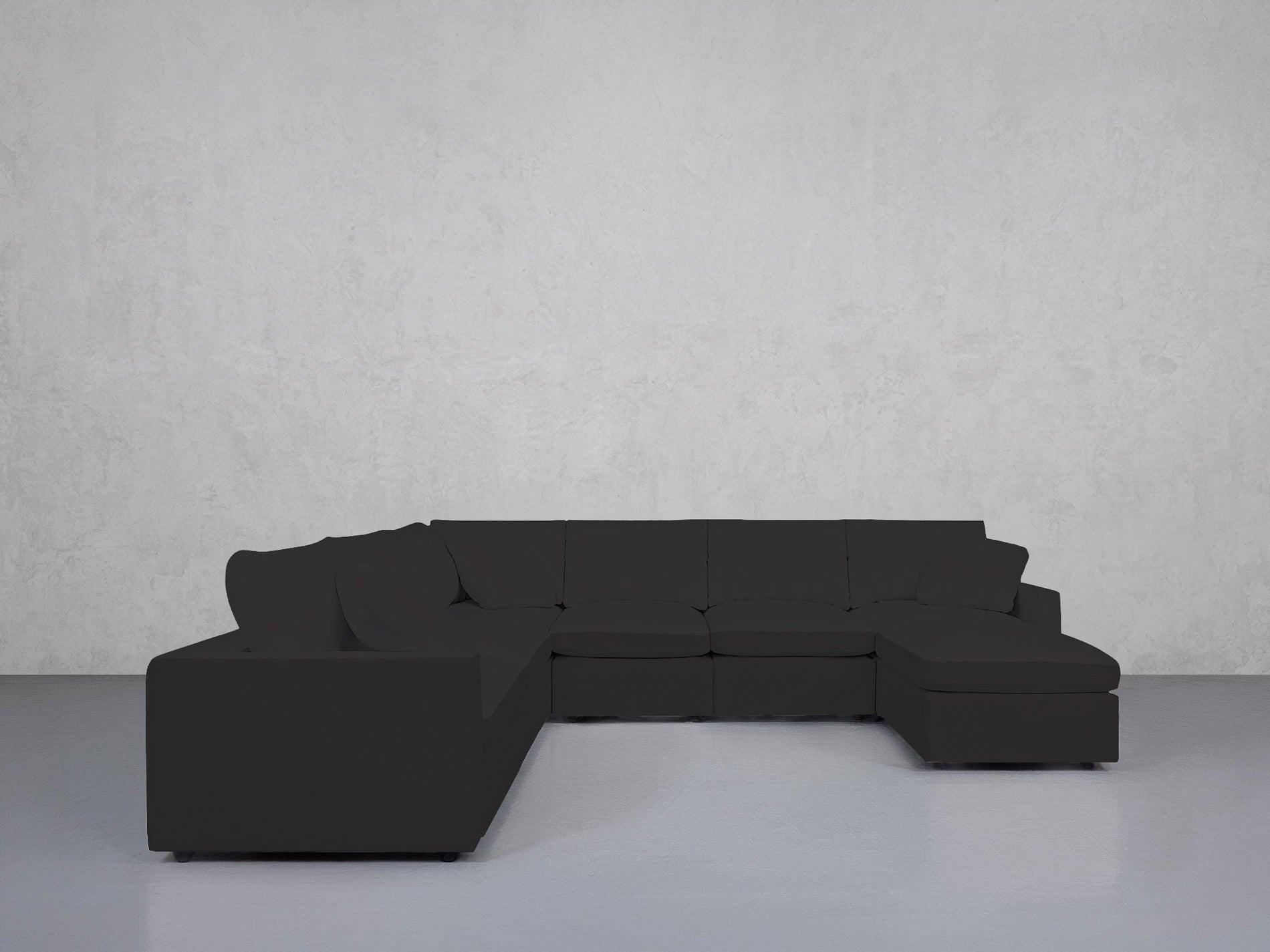 7-Seat Modular Chaise Corner Sectional (Thin Arms) - 7th Avenue