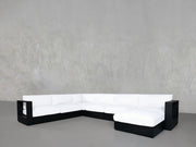 7 - Seat Modular Corner Sectional Aluminum Outdoor - 7th Avenue