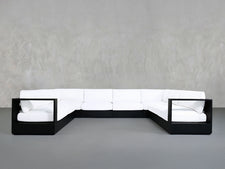 8-Seat Modular U-Sectional  Aluminum Outdoor