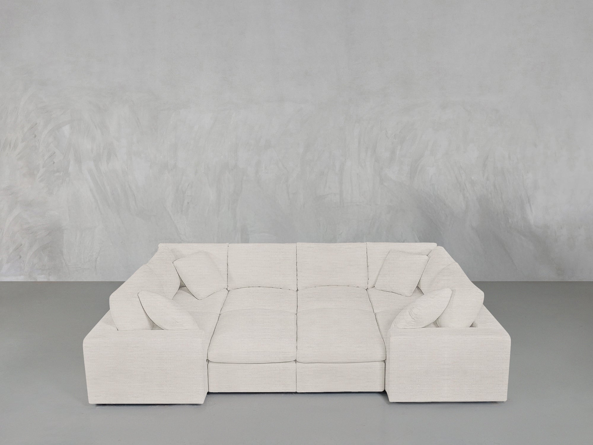 8-Seat Modular Closed Pit Sofa Sectional | 7th Avenue