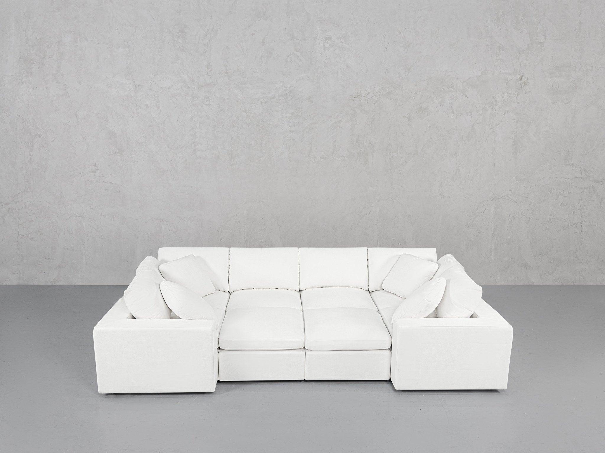 8-Seat Modular Closed Pit Sofa Sectional | 7th Avenue