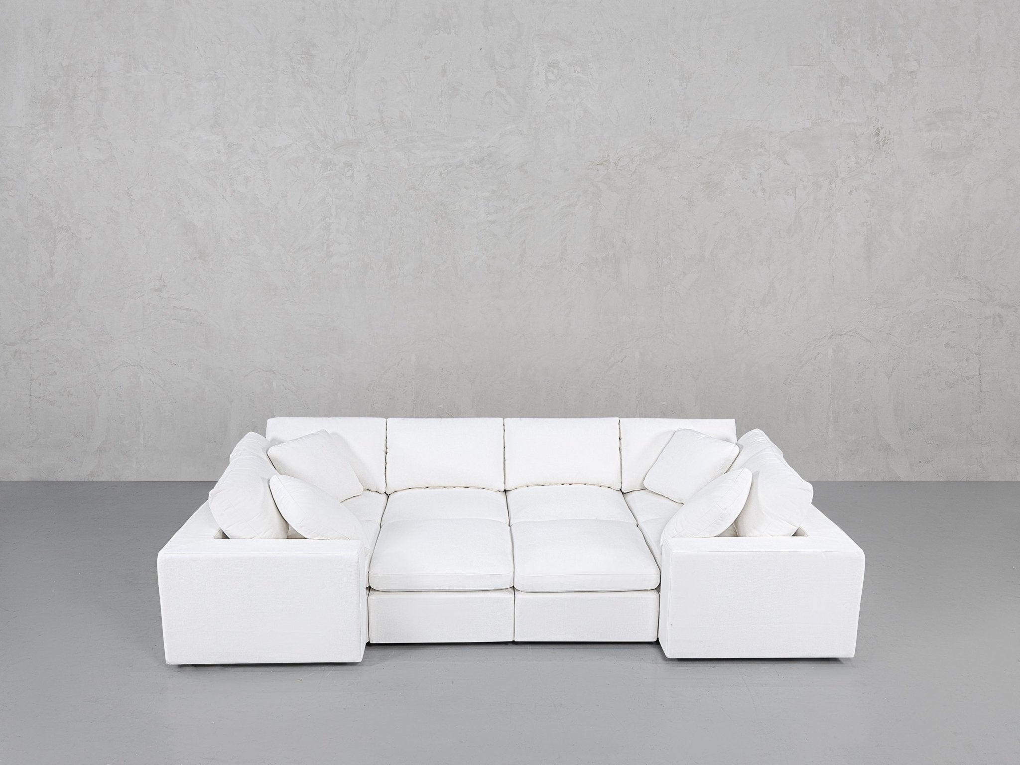 8-Seat Modular Closed Pit Sofa Sectional | 7th Avenue
