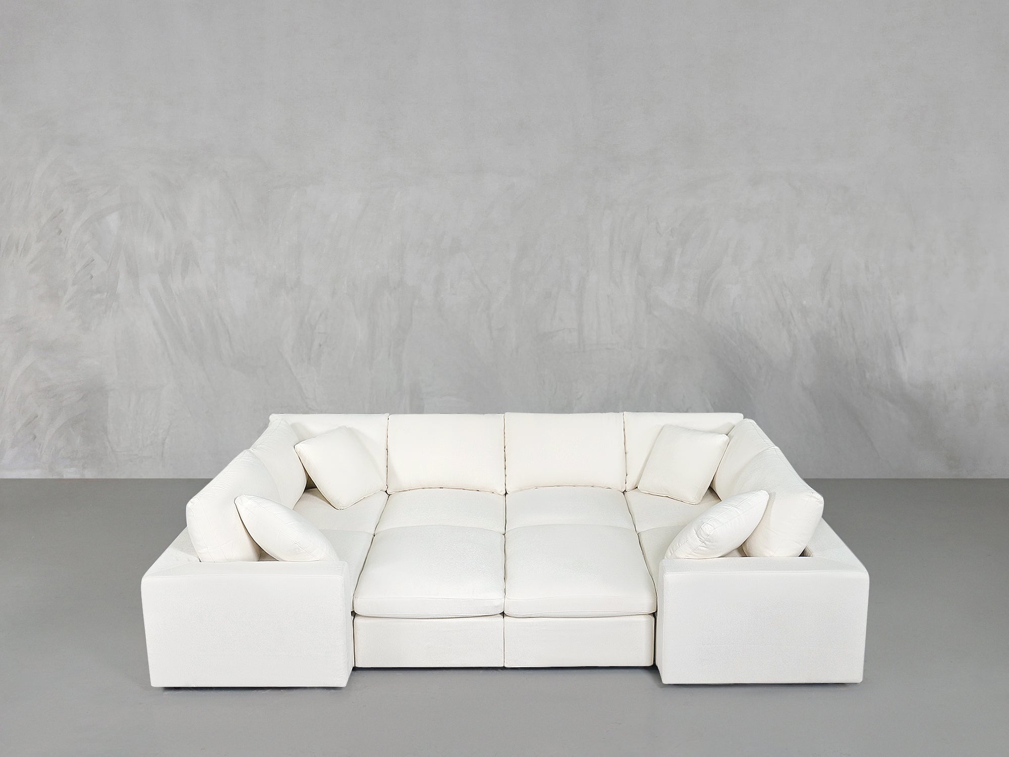 8-Seat Modular Closed Pit Sofa Sectional | 7th Avenue