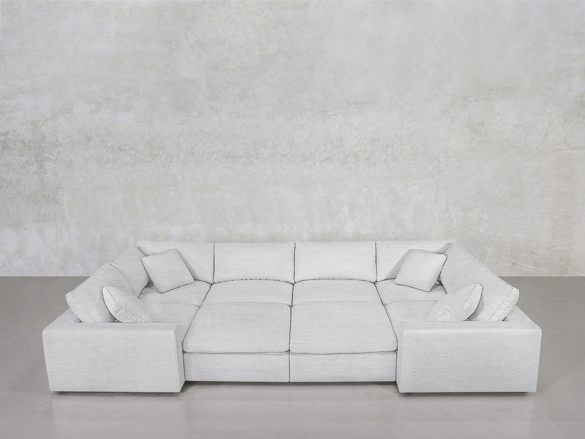 8-Seat Modular Closed Pit Sofa Sectional | 7th Avenue
