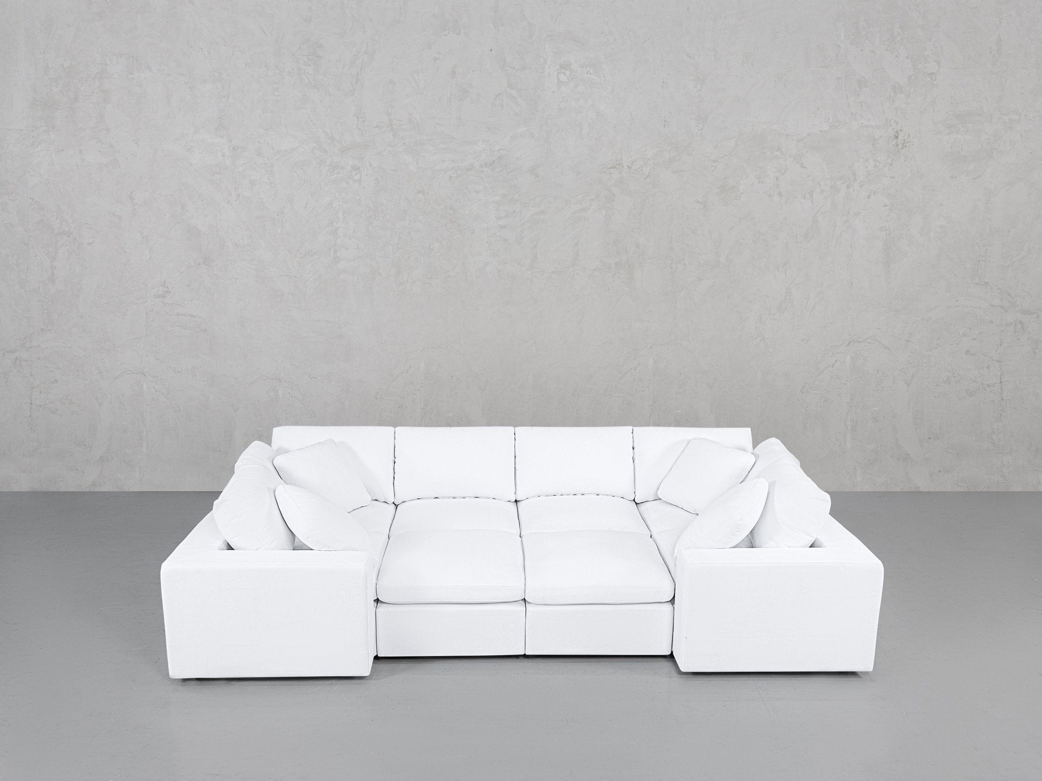 8-Seat Modular Closed Pit Sofa Sectional | 7th Avenue