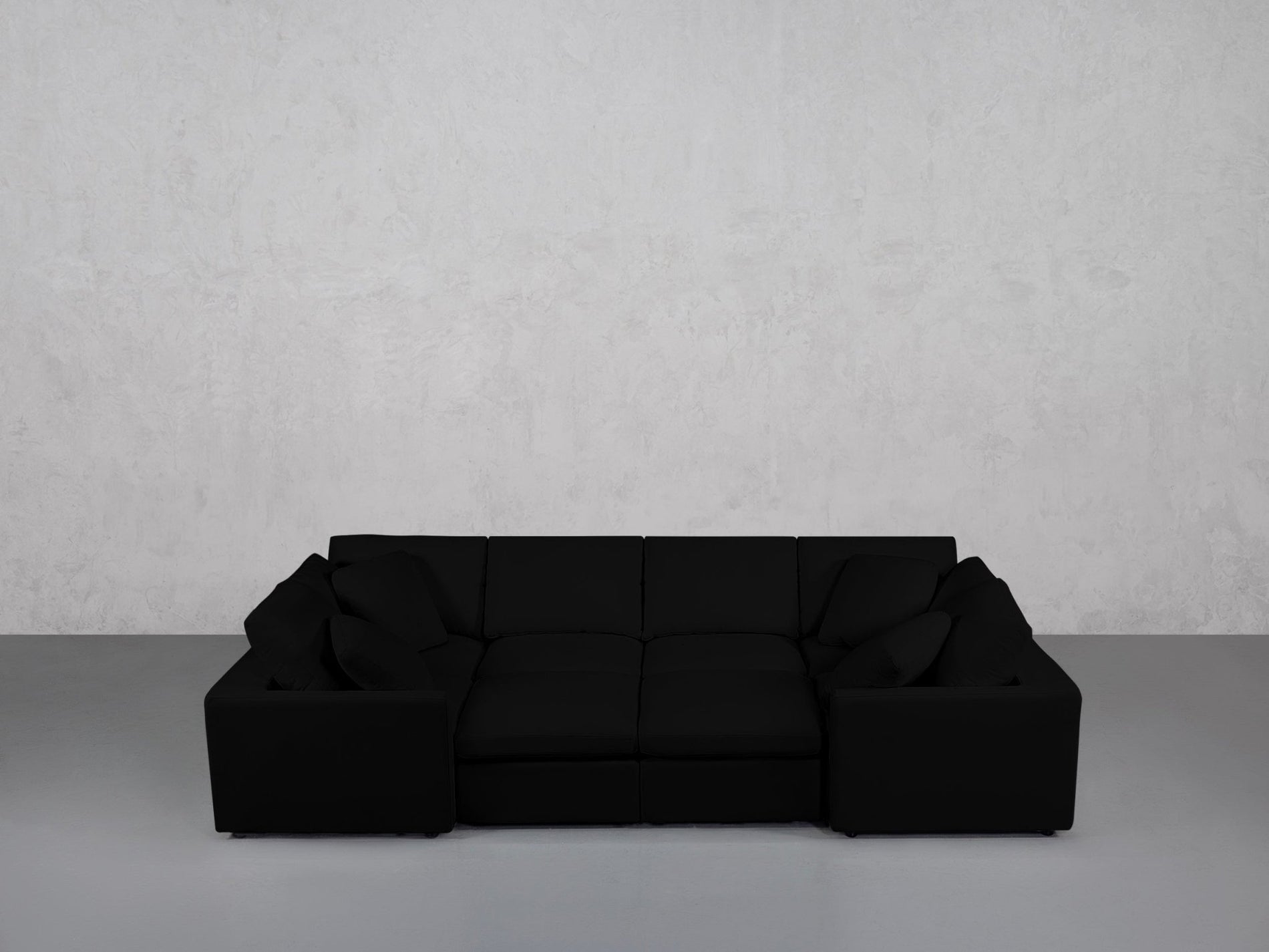 8-Seat Modular Closed Pit (Thin Arms) - 7th Avenue