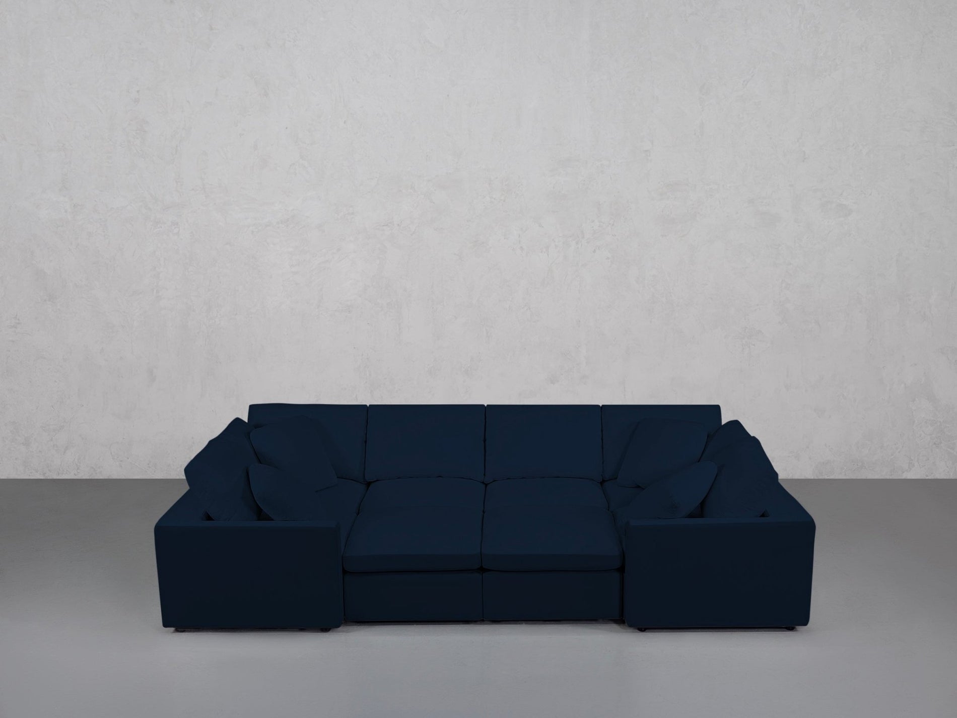 8-Seat Modular Closed Pit (Thin Arms) - 7th Avenue