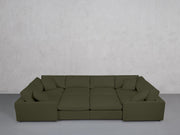 8-Seat Modular Closed Pit (Thin Arms) - 7th Avenue
