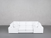 8-Seat Modular Closed Pit (Thin Arms) - 7th Avenue
