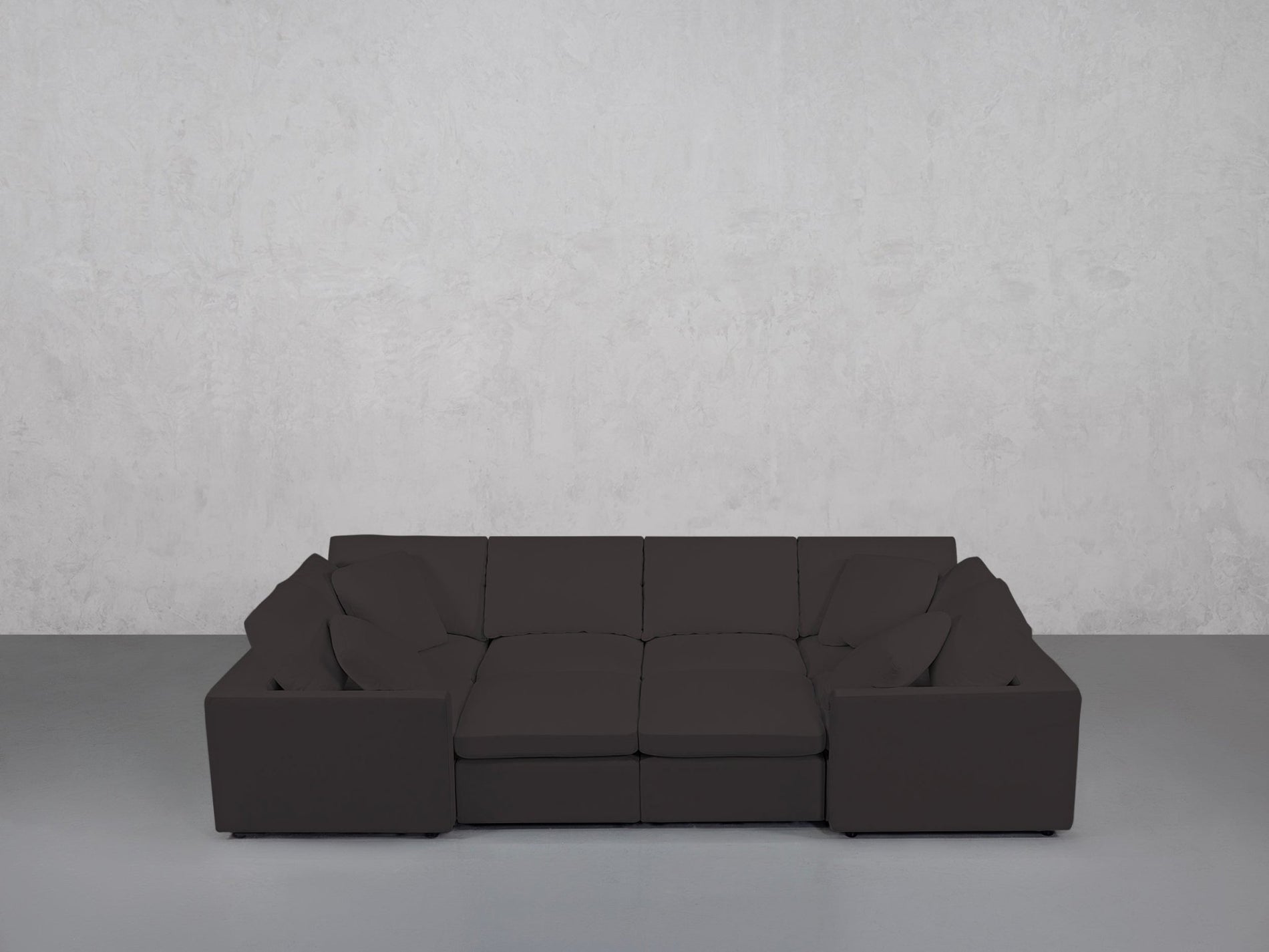 8-Seat Modular Closed Pit (Thin Arms) - 7th Avenue