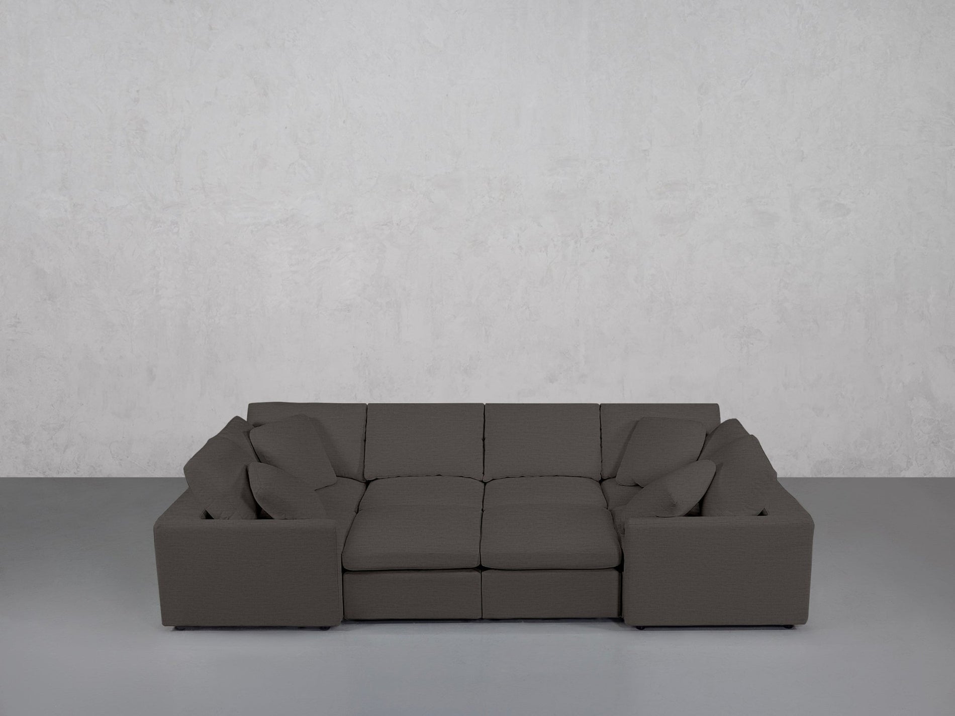 8-Seat Modular Closed Pit (Thin Arms) - 7th Avenue