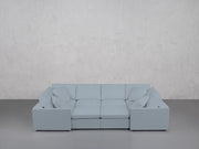 8-Seat Modular Closed Pit (Thin Arms) - 7th Avenue