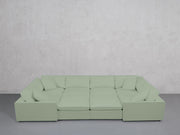 8-Seat Modular Closed Pit (Thin Arms) - 7th Avenue