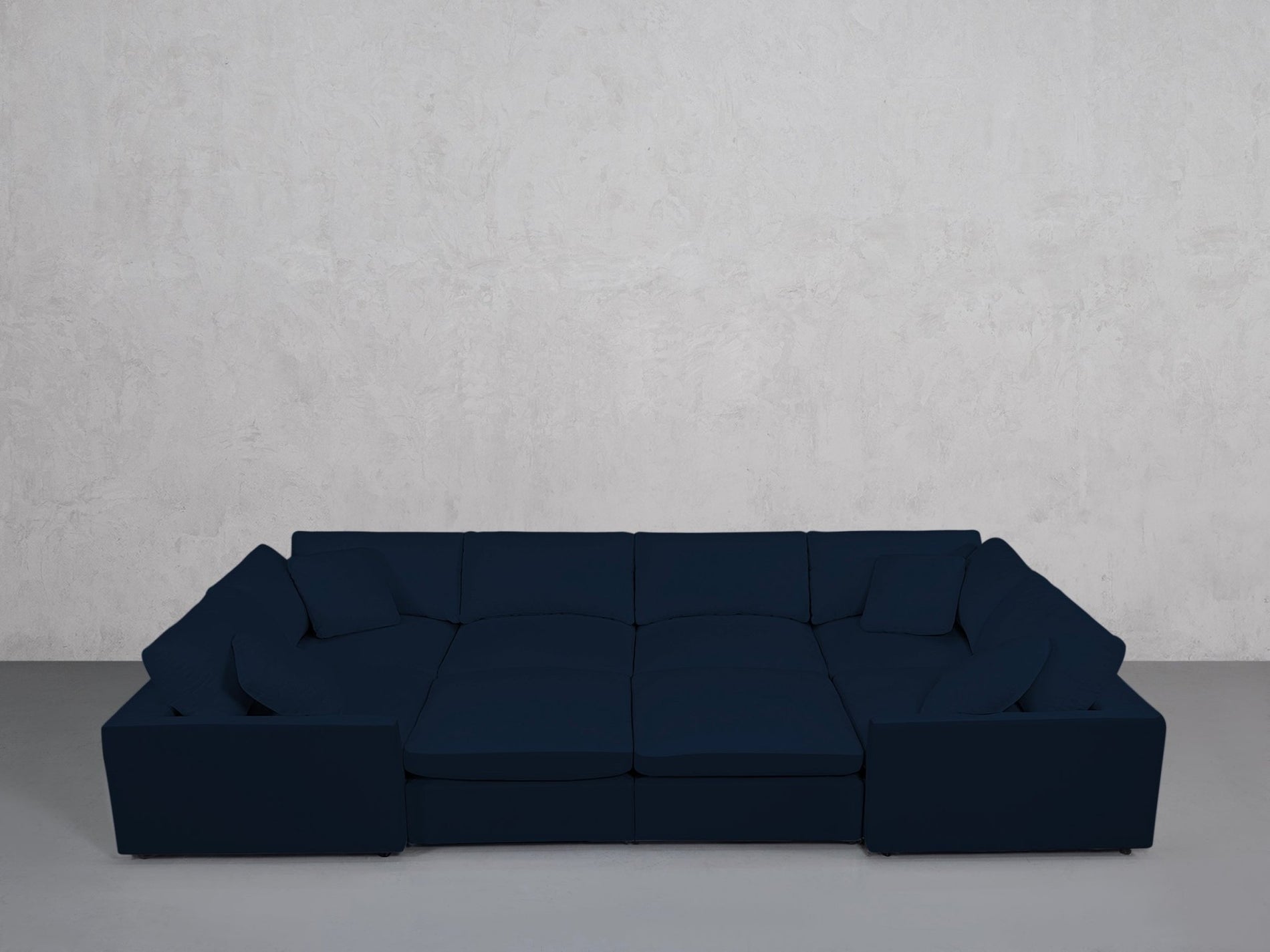 8-Seat Modular Closed Pit (Thin Arms) - 7th Avenue