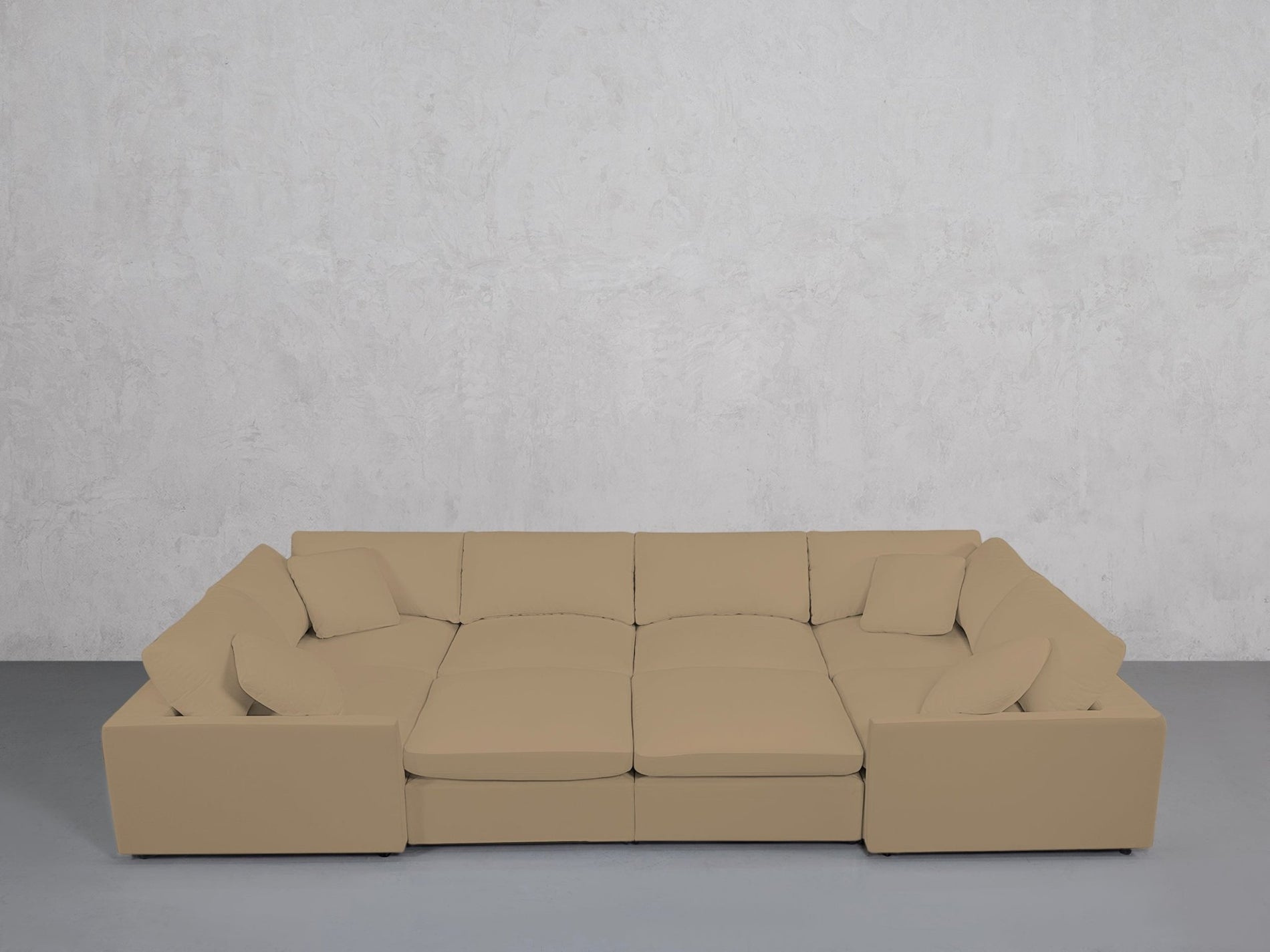 8-Seat Modular Closed Pit (Thin Arms) - 7th Avenue