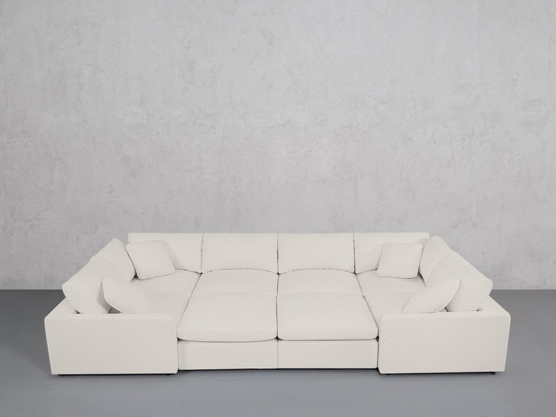 8-Seat Modular Closed Pit (Thin Arms) - 7th Avenue
