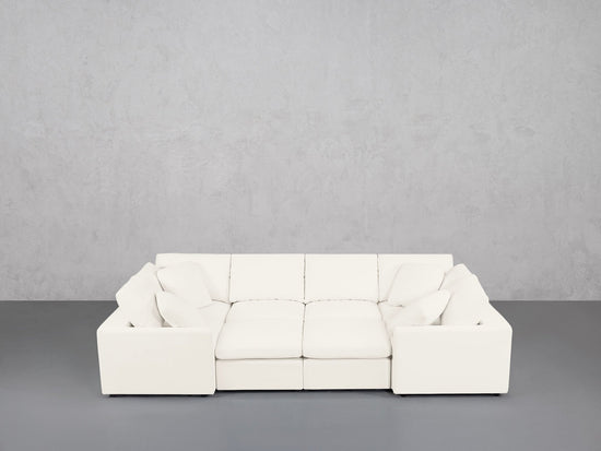 8-Seat Modular Closed Pit (Thin Arms) - 7th Avenue
