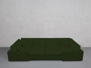 8-Seat Modular Closed Pit (Thin Arms) - 7th Avenue