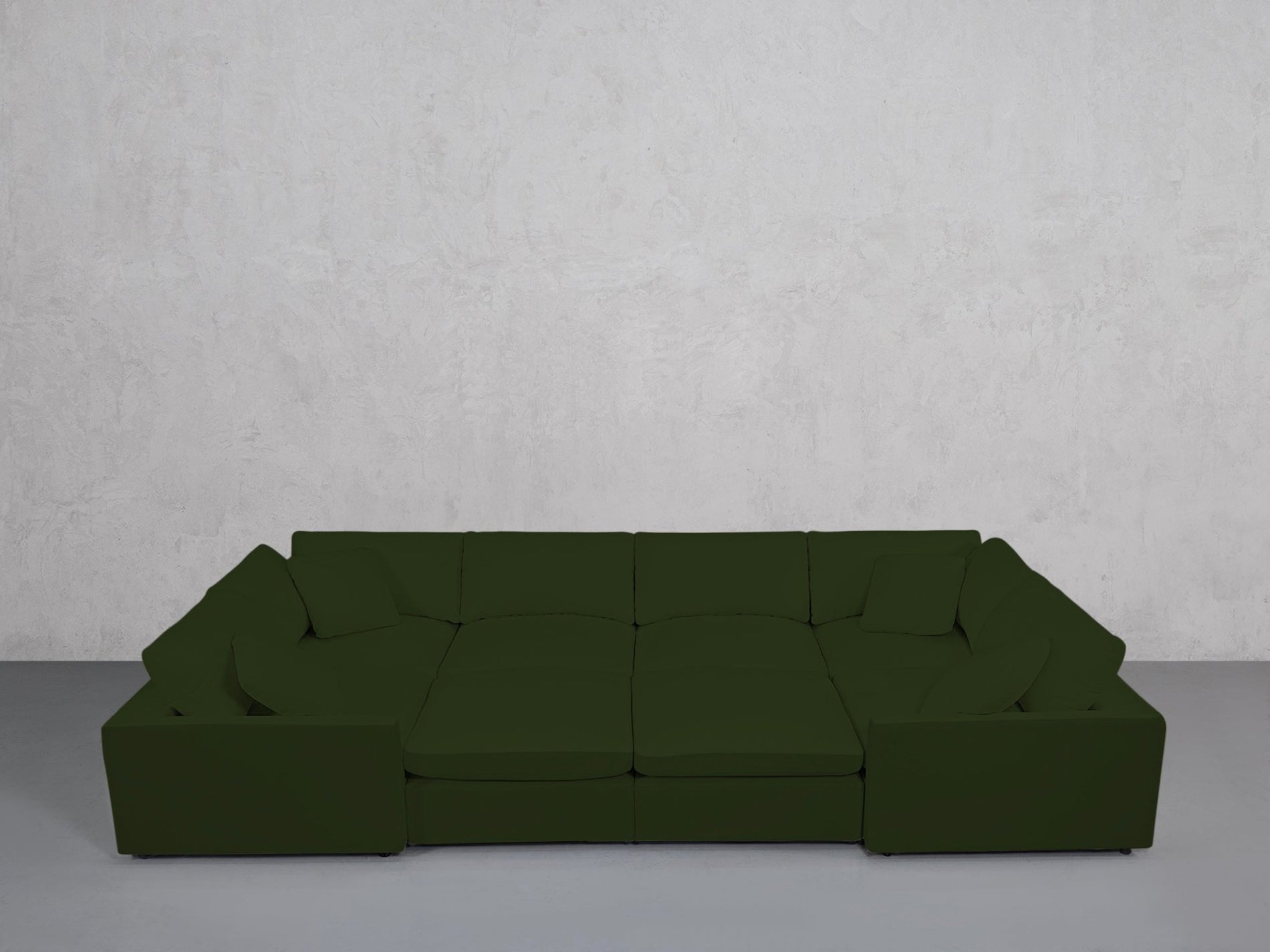 8-Seat Modular Closed Pit (Thin Arms) - 7th Avenue